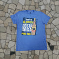 Imperial Pura Vida Costa Rica Beer Promo Shirt Medium Blue Tee Mens T Shirt Crew Neck Short Hoodie, Sweatshirt