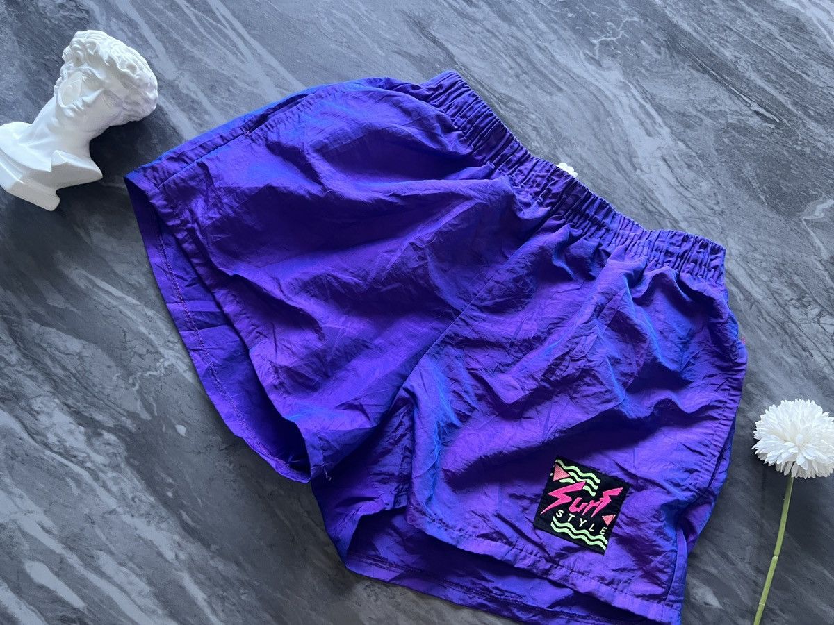 Other Surf Style Short Usa Fluorescent Purple Shining