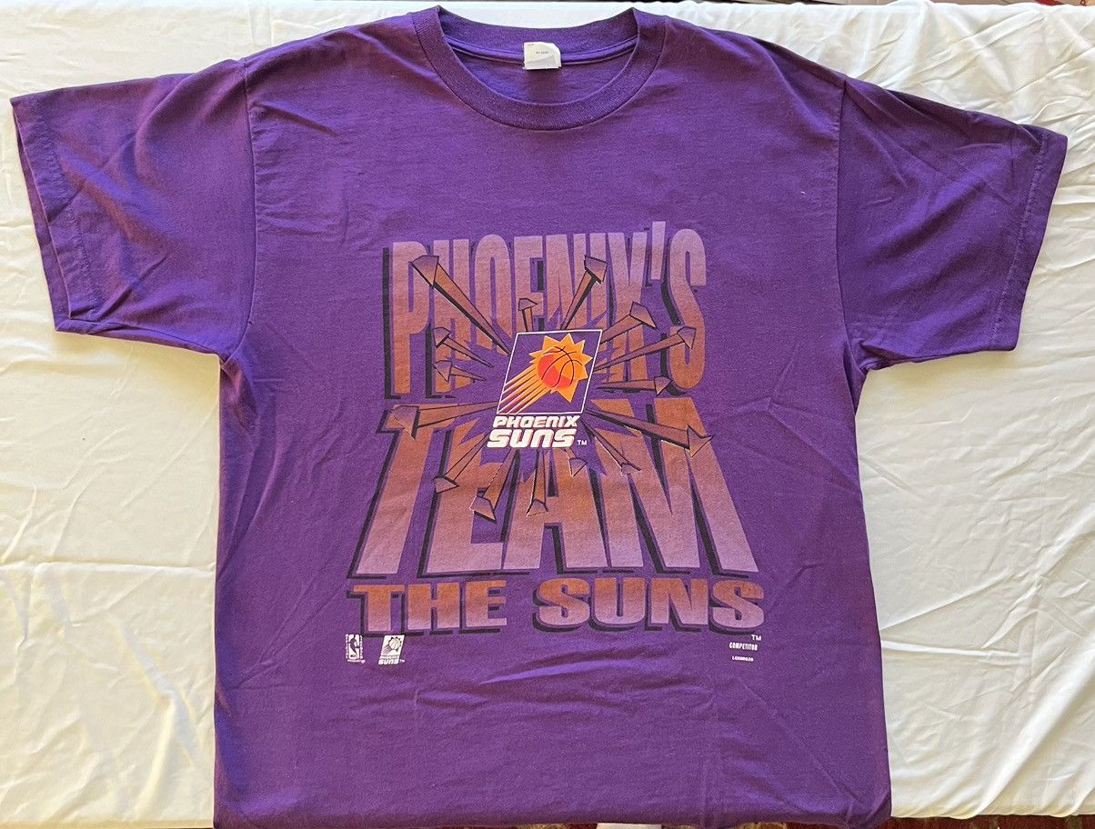 Vintage 90s Phoenix Suns Nba Tee Hoodie, Sweatshirt | FlexRushtees.com