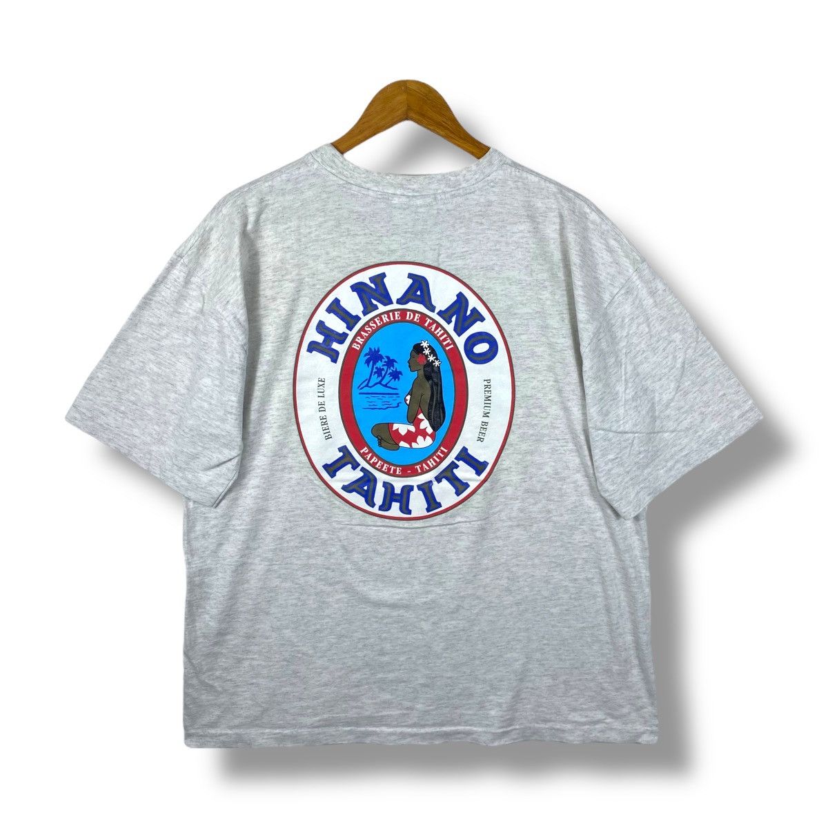 Vintage 90 S Hinano Tahiti Beer Graphic Tee Shirt Hoodie, Sweatshirt | FlexRushtees.com