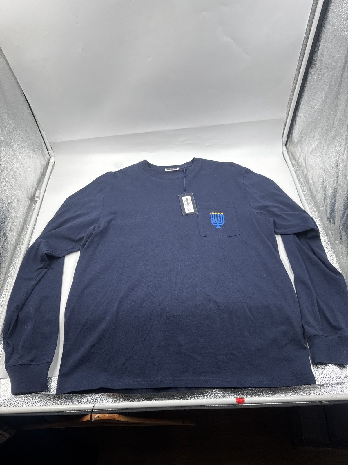 Kith Menorah Pocket Tee Hoodie, Sweatshirt | FlexRushtees.com