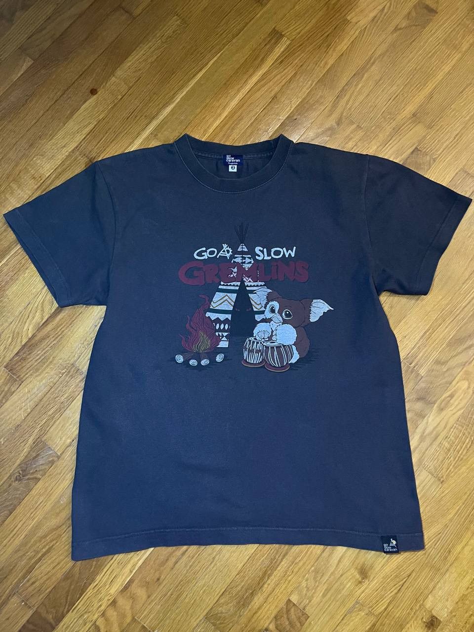 Slow Caravan Go Slow Caravan Gremlins Print Tee