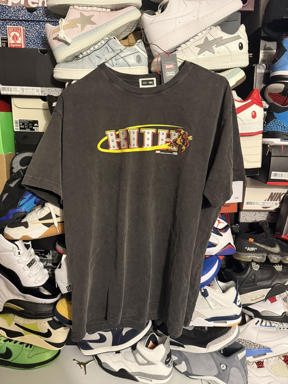 Kith Iron Man Tee New Sz L Xxl Hoodie, Sweatshirt | FlexRushtees.com
