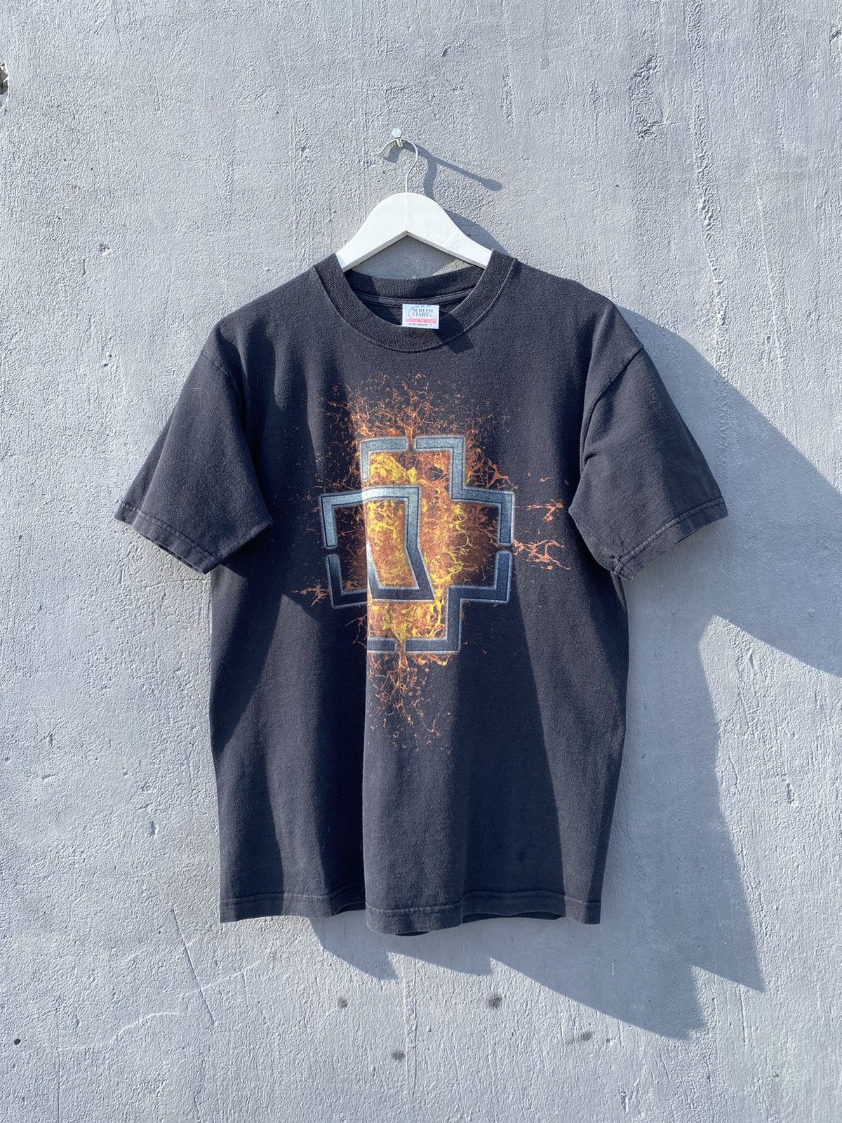 Vintage 2001 Rammstein Mutter Album Band Tee Screen Stars