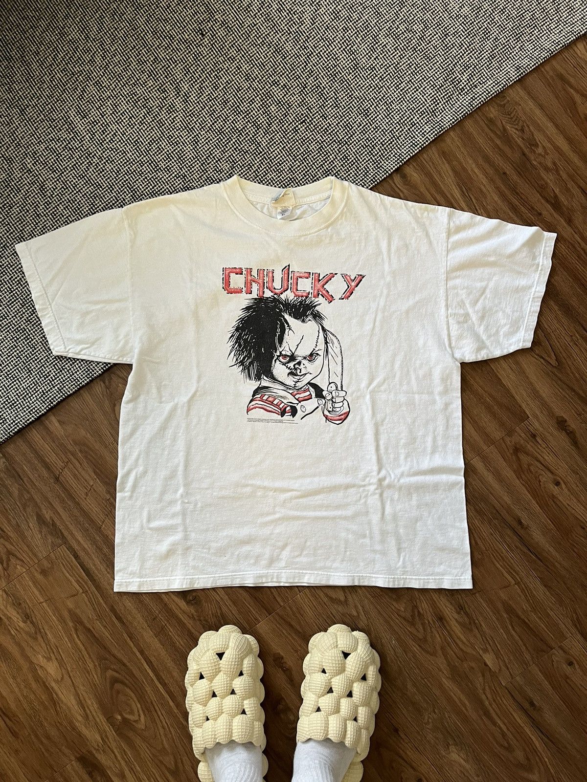 Vintage Rare 2005 Chucky Child S Play 3 Graphic Tee White