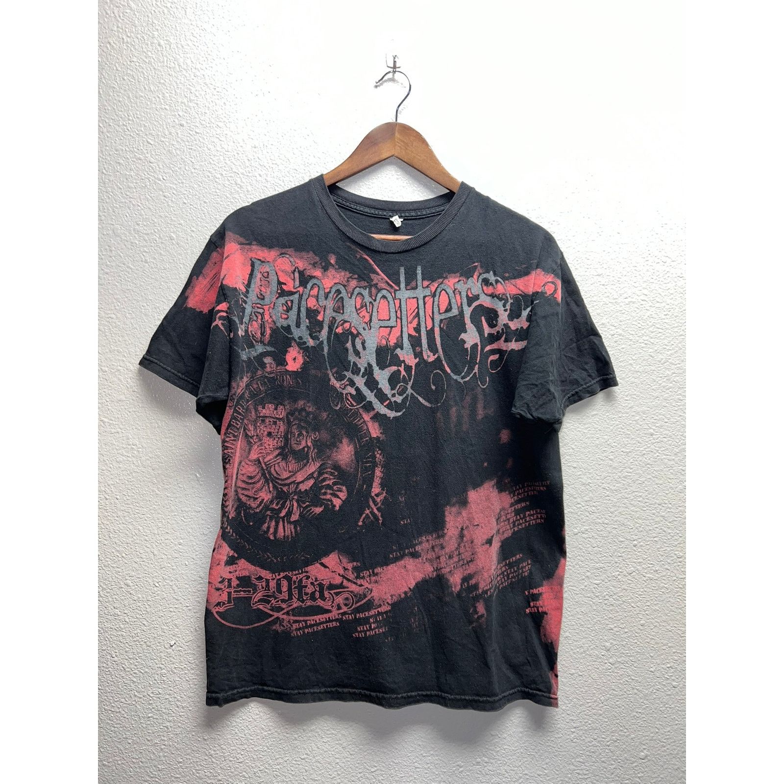 Alstyle Y2k Pacesetters Shirt Pace Setter Black Red 2000s Tee Medium