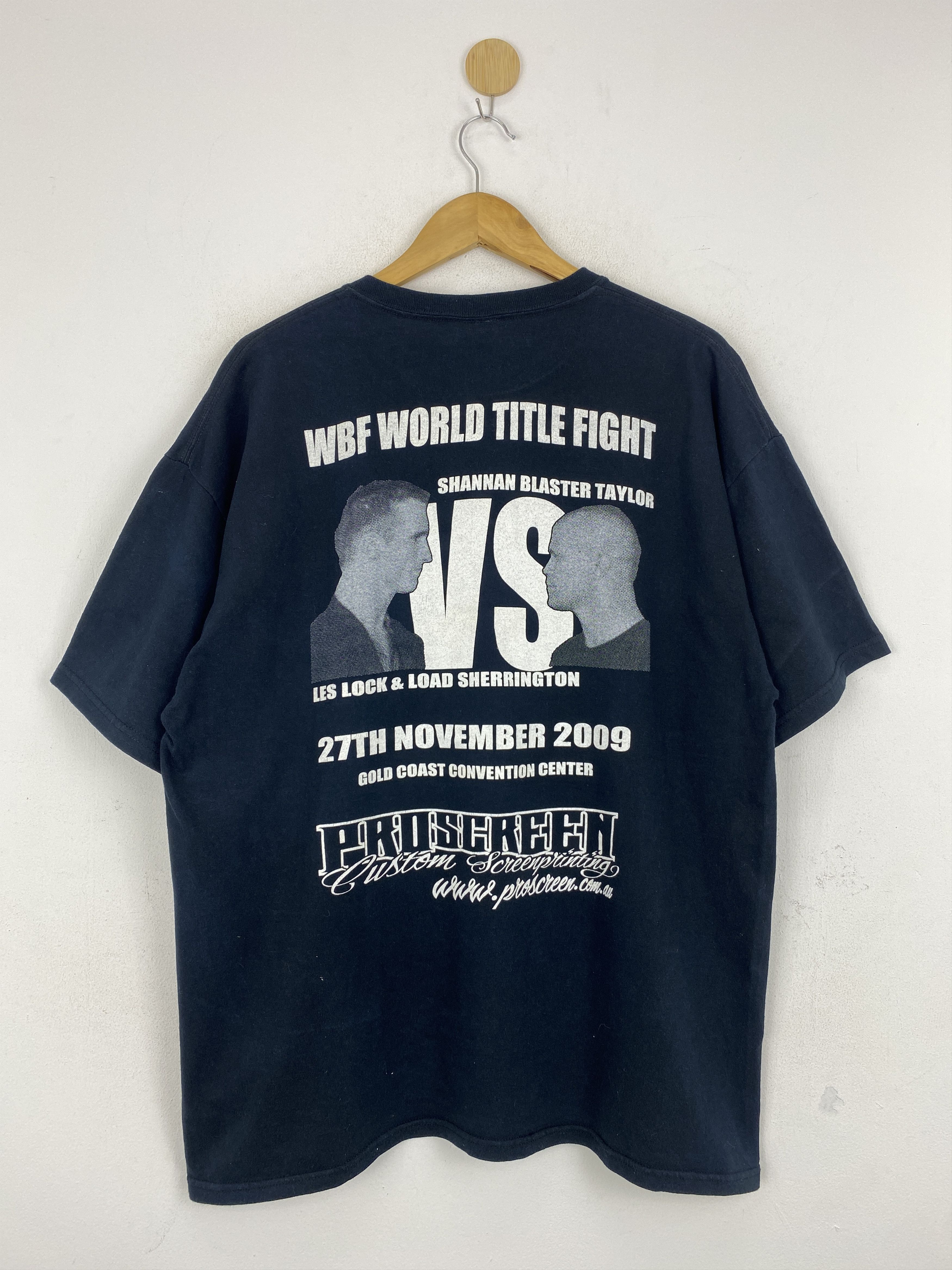 Vintage Wbf World Title Fight Printed Tee Ta0600 Hoodie, Sweatshirt | FlexRushtees.com