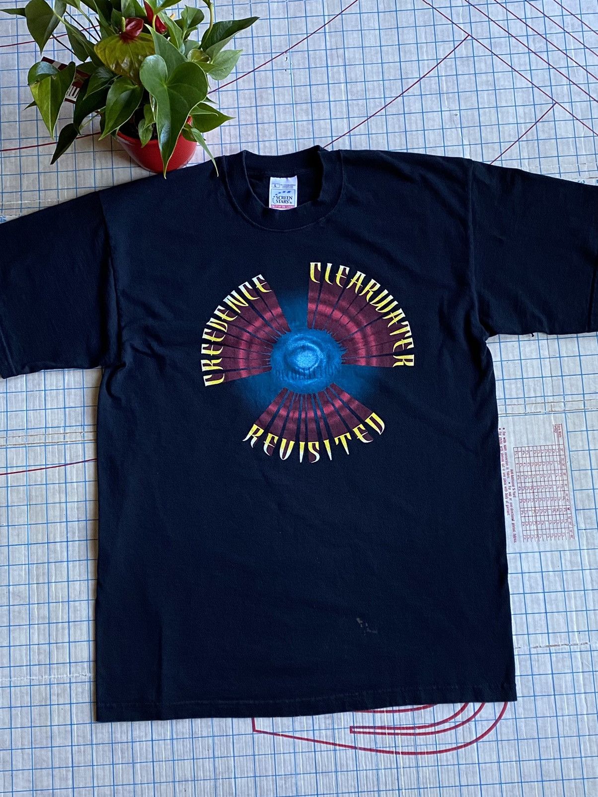 Vintage Ccr Creedence Clearwater Revival Revisited Band Tee Large Hoodie, Sweatshirt | FlexRushtees.com