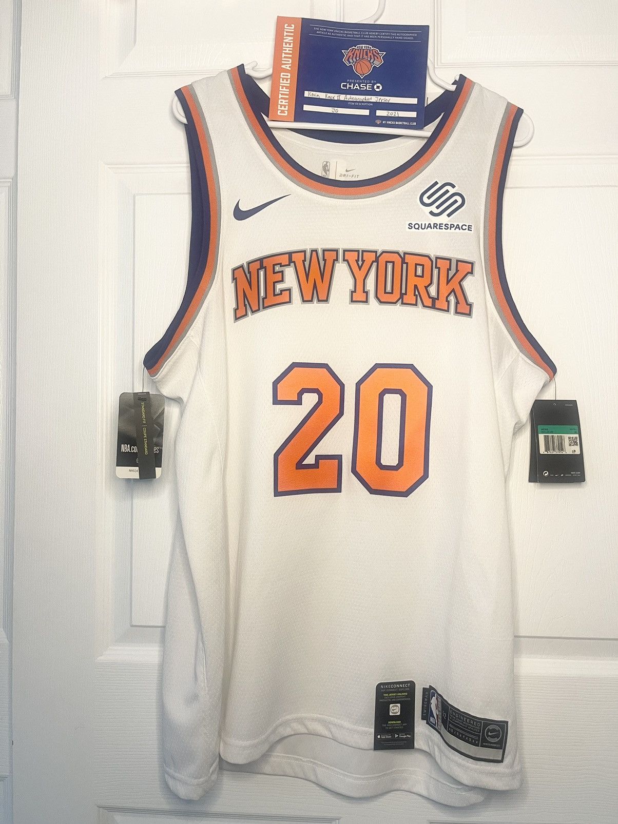 Nba Autographed Kevin Knox Knicks Jersey T-Shirts, Hoodie, Sweatshirt | FlexRushtees.com