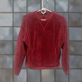 Athleta Sweatshirt Girl Pocket Crew Neck Pullover Long Sleeve Red Xl 14 Girls Fall Winter Lo