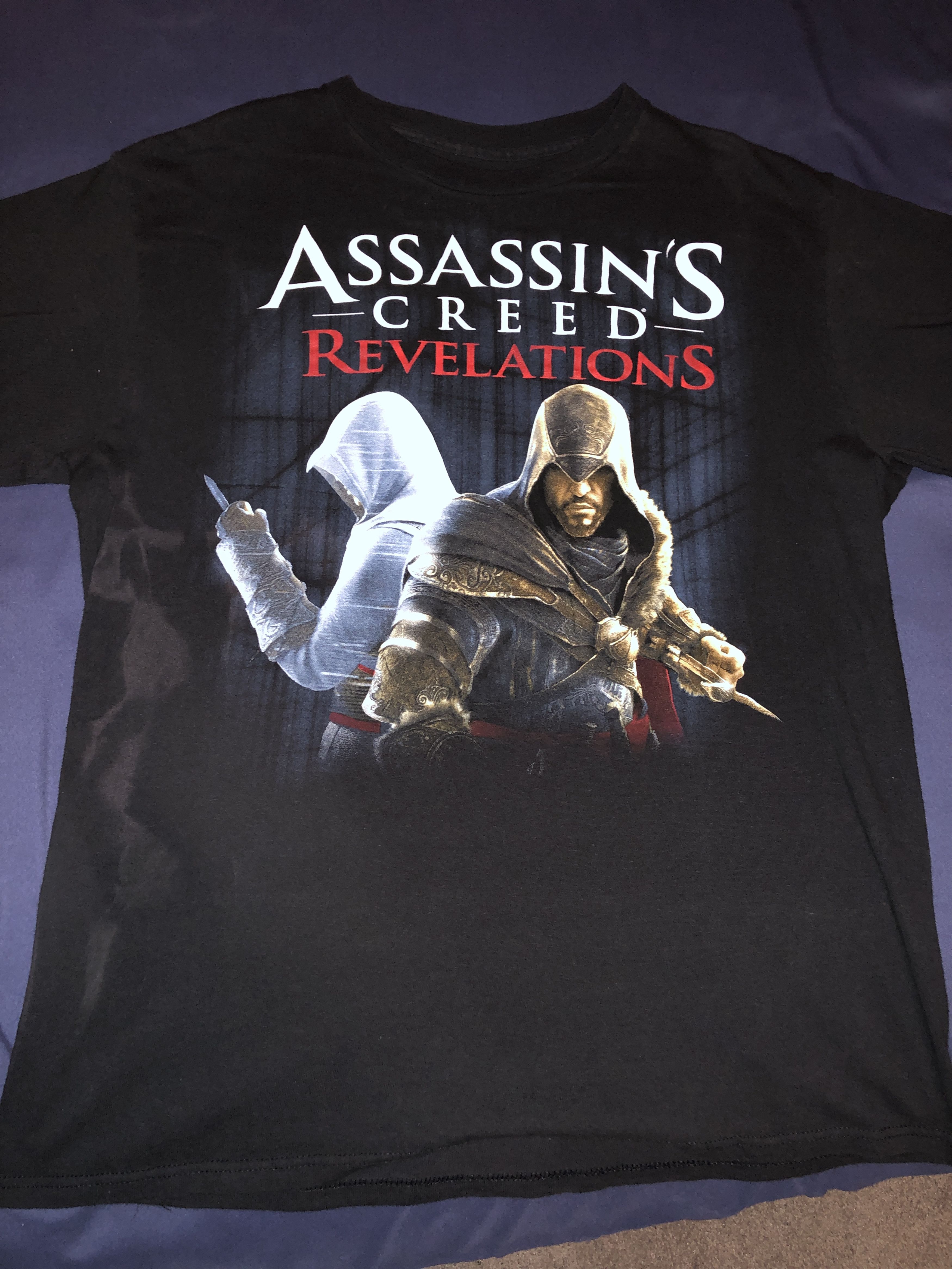 Other 2012 Assassin S Creed Revelations Shirt Large Bleached Hoodie, Sweatshirt | FlexRushtees.com
