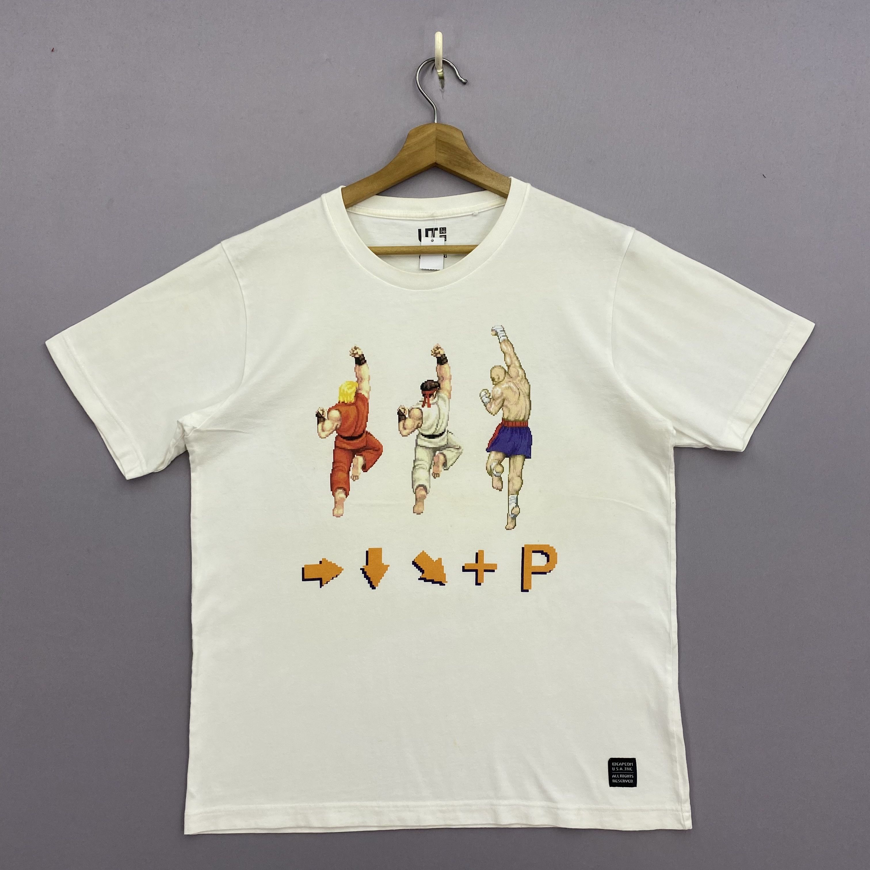 Vintage Y2k Street Fighter Tshirts Capcom Usa Game Tee