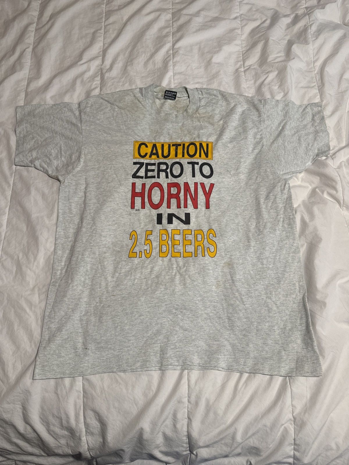 93 Vintage Zero To Horny Beer Tee Hoodie, Sweatshirt | FlexRushtees.com