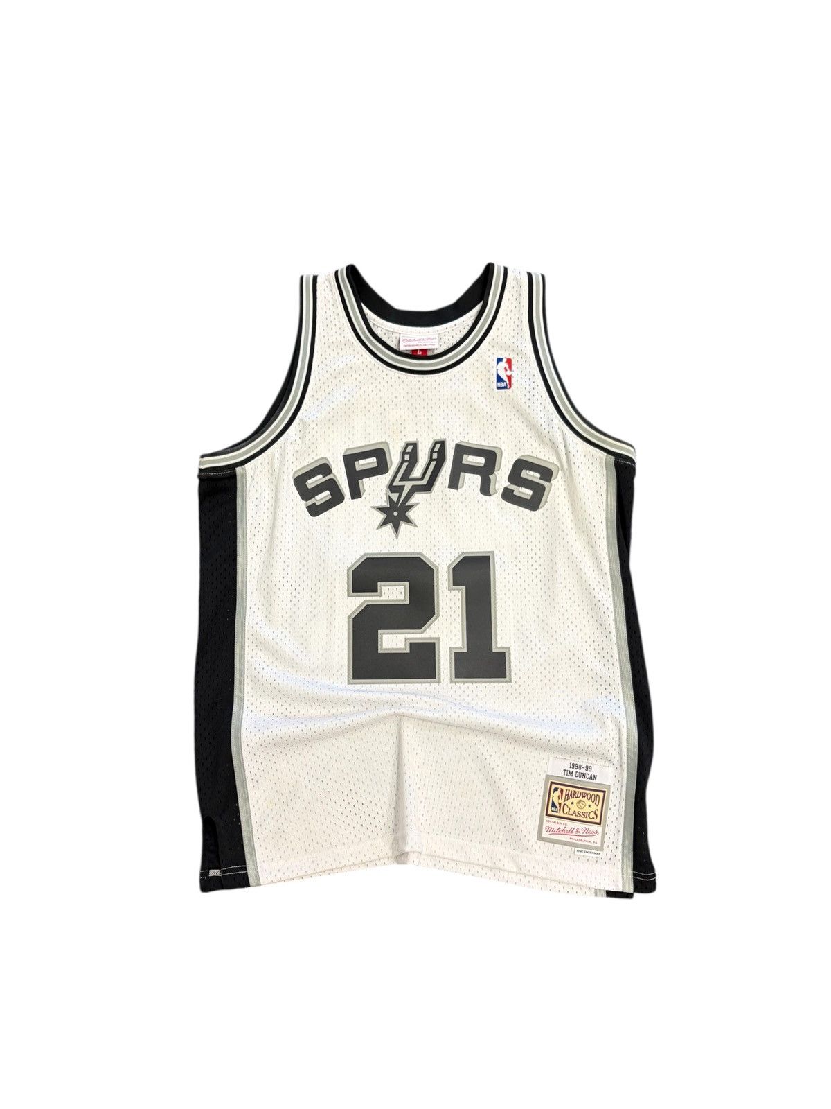 Hardwood Classics Spurs T Duncan Jersey