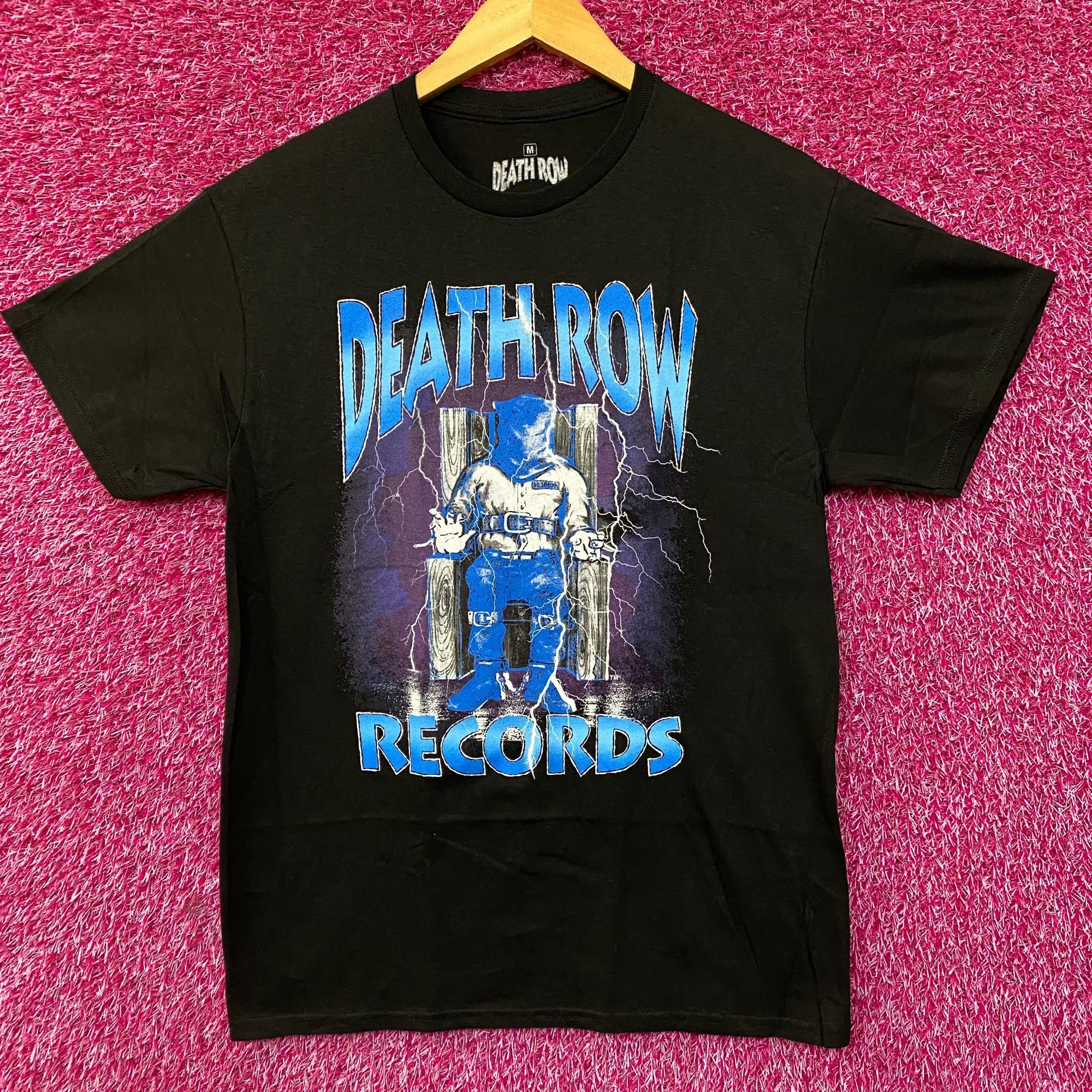 Row Records Death Row Records Electric Chair Tshirt Size Medium Hoodie, Sweatshirt | FlexRushtees.com