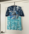 Delta Vintage 90s Dolphins Ocean T Shirt Tie Dye