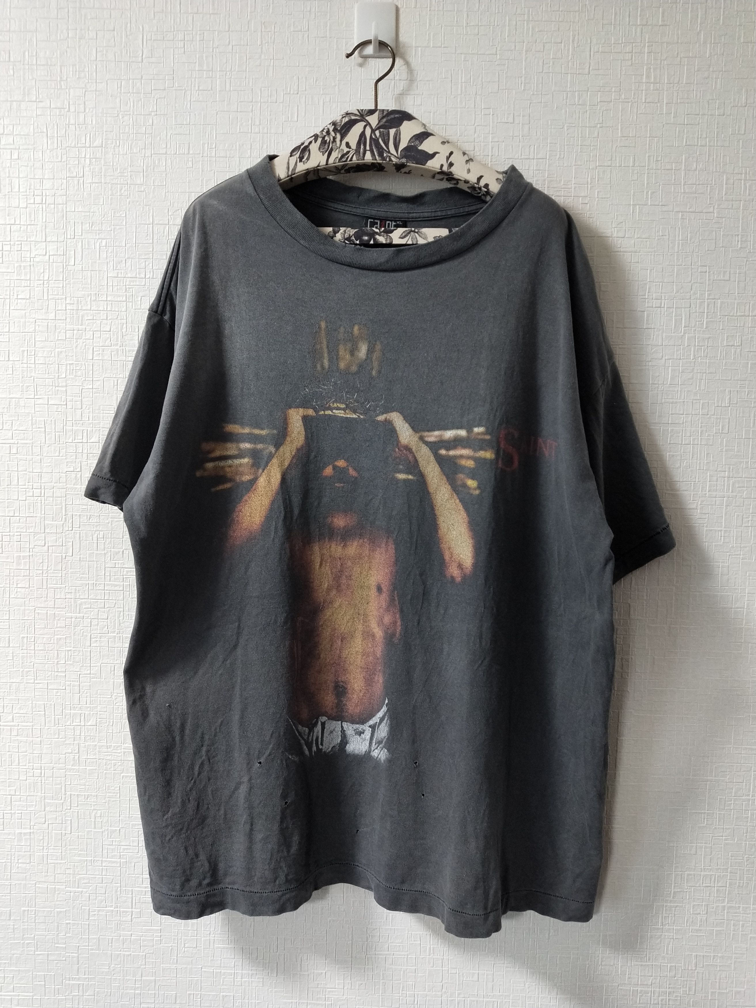 Saint Michael We Live In Hell Tee Hoodie, Sweatshirt | FlexRushtees.com