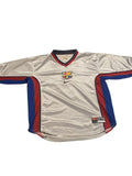 Vintage Luis Figo 7 Barcelona Chrome Jersey