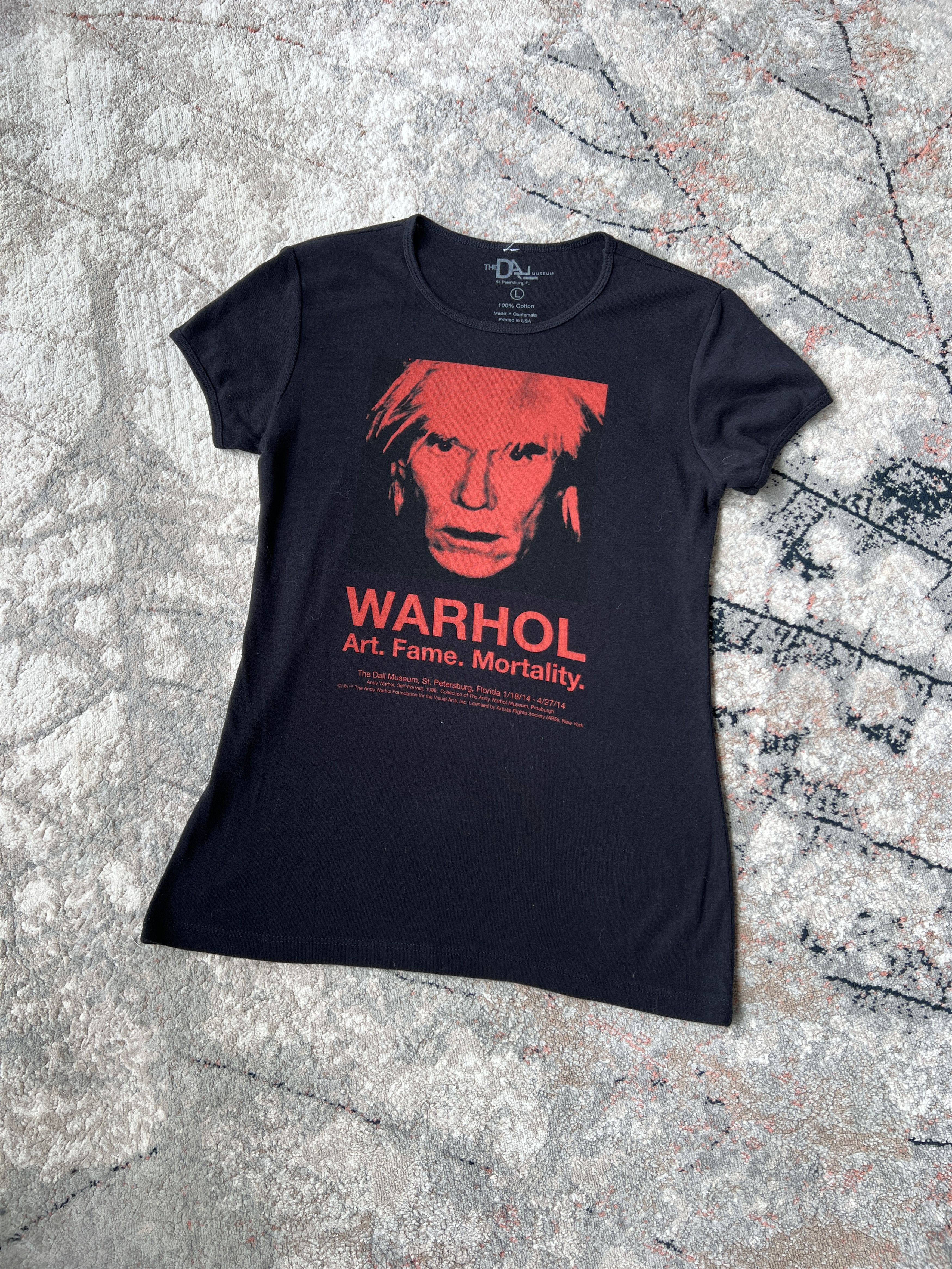 Vintage Warhol Art Fame Mortality The Dali Museum Tee Hoodie, Sweatshirt | FlexRushtees.com