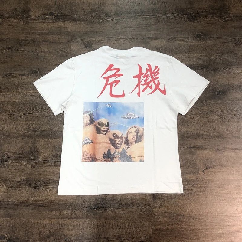 Japanese Brand Streetwear Alien Printed Tee Hoodie, Sweatshirt | FlexRushtees.com
