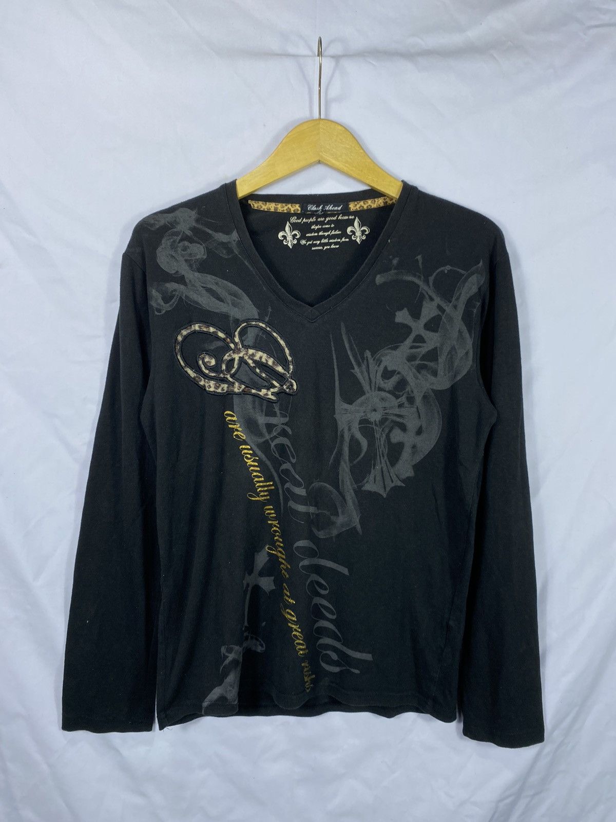 Ahead Japanese Clash Ahead Poem Gothic Punk Long Sleve T-Shirts, Hoodie, Sweatshirt | FlexRushtees.com
