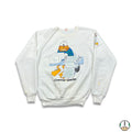 Vintage 1987 Computer Quacker Duck Sweatshirt Small Funny