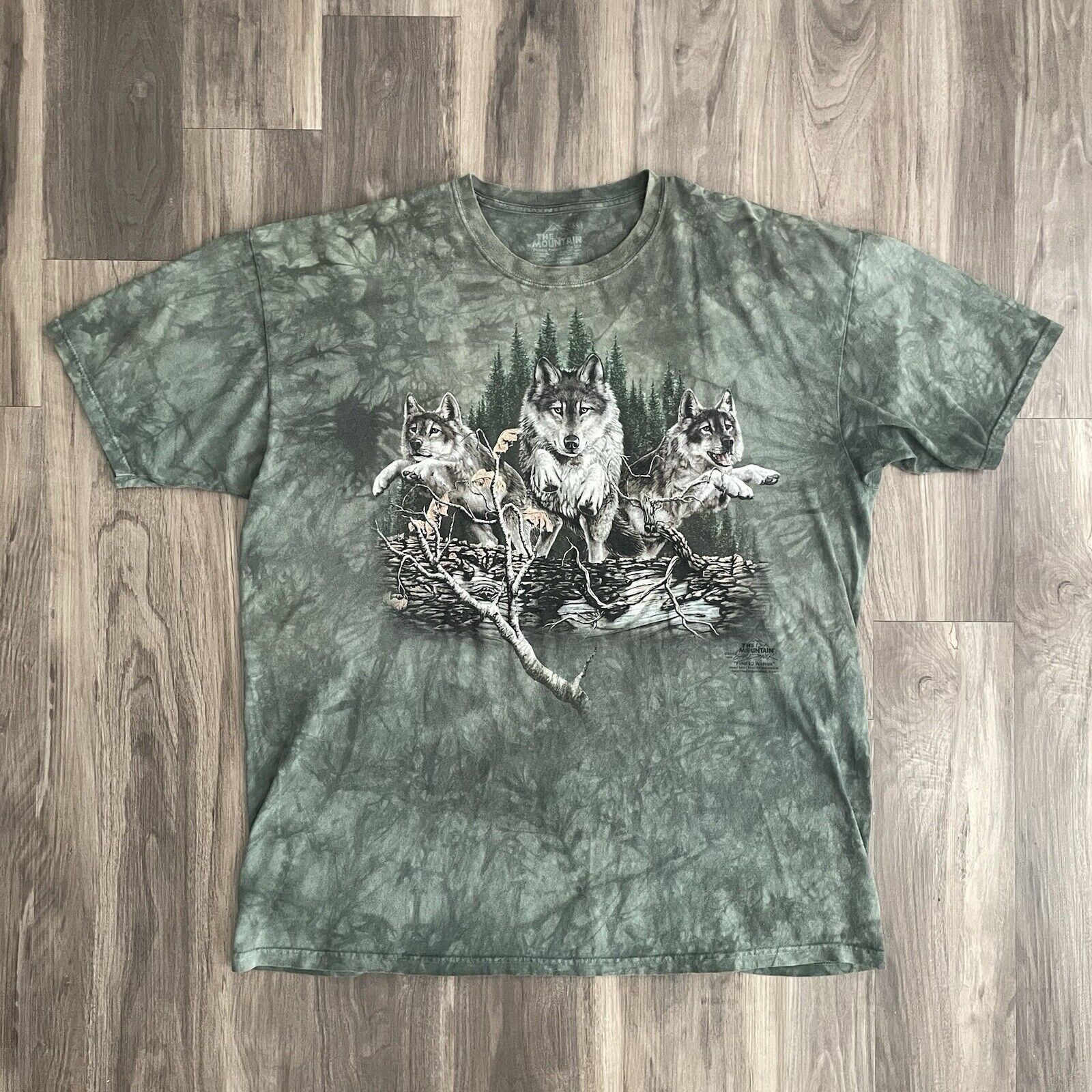 Mountain The Mountain T Shirt Size Xxxl 3xl Wolf Tie Dye