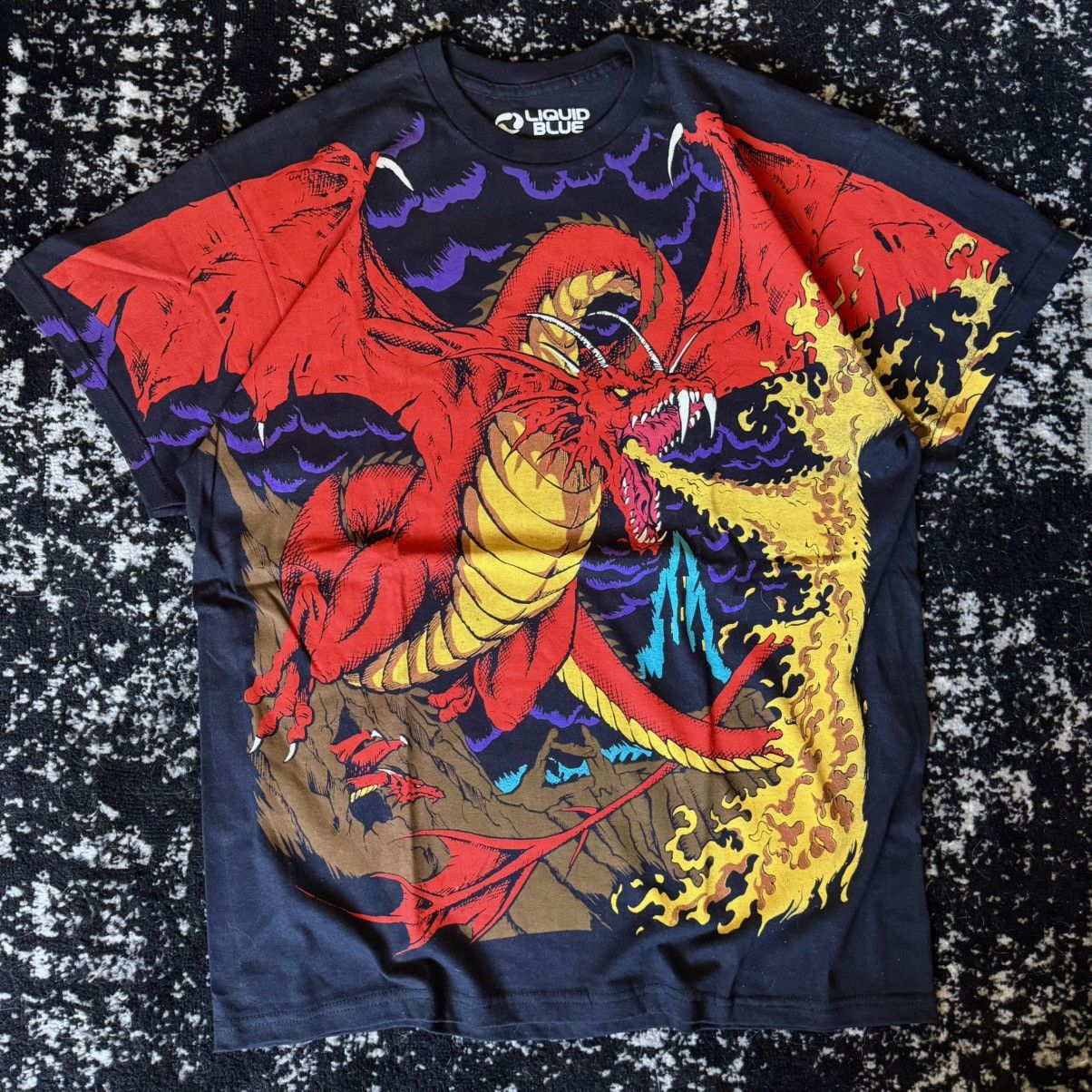 Blue Liquid Blue Dragon Graphic Tshirt Hoodie, Sweatshirt | FlexRushtees.com