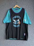 Vintage Starter Charlotte Hornets Basketball Jersey T Shirt