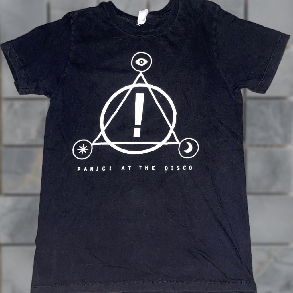 Vintage Panic At The Disco T Shirt M Black Mens Hoodie, Sweatshirt | FlexRushtees.com