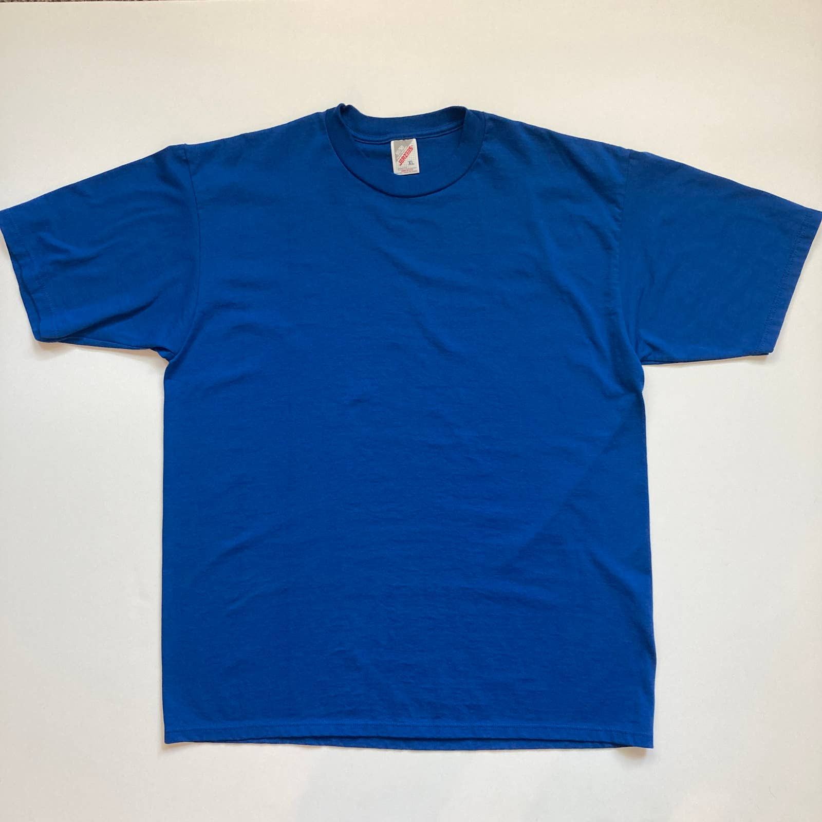 Vintage Blue Jerzees 50 50 Blank T Shirt
