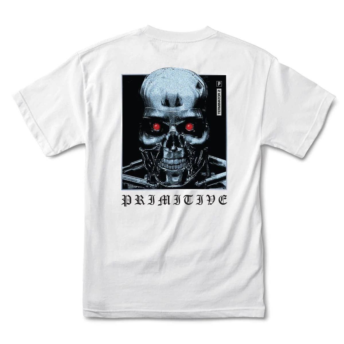 Terminator 2 Machine Tee T Shirt White