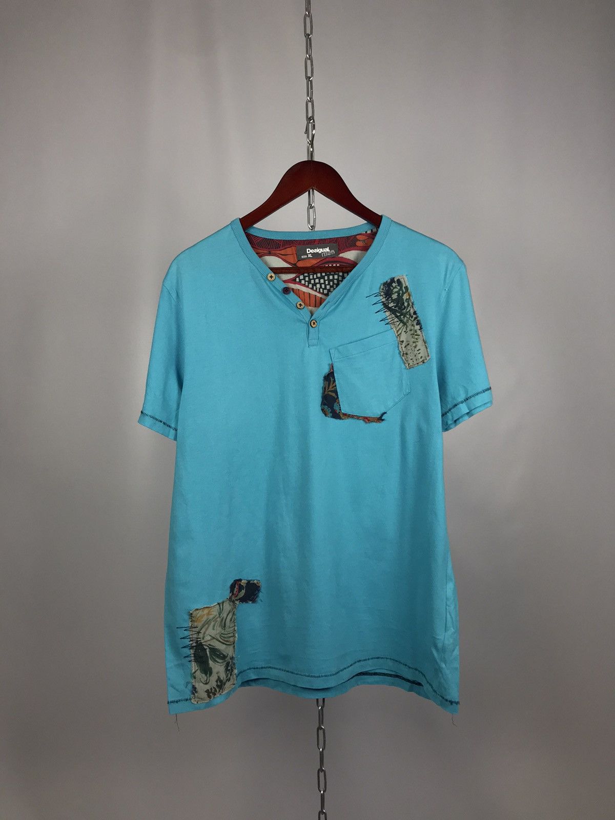 X Vintage Desigual Crazy Vintage Designer Tee Hoodie, Sweatshirt | FlexRushtees.com