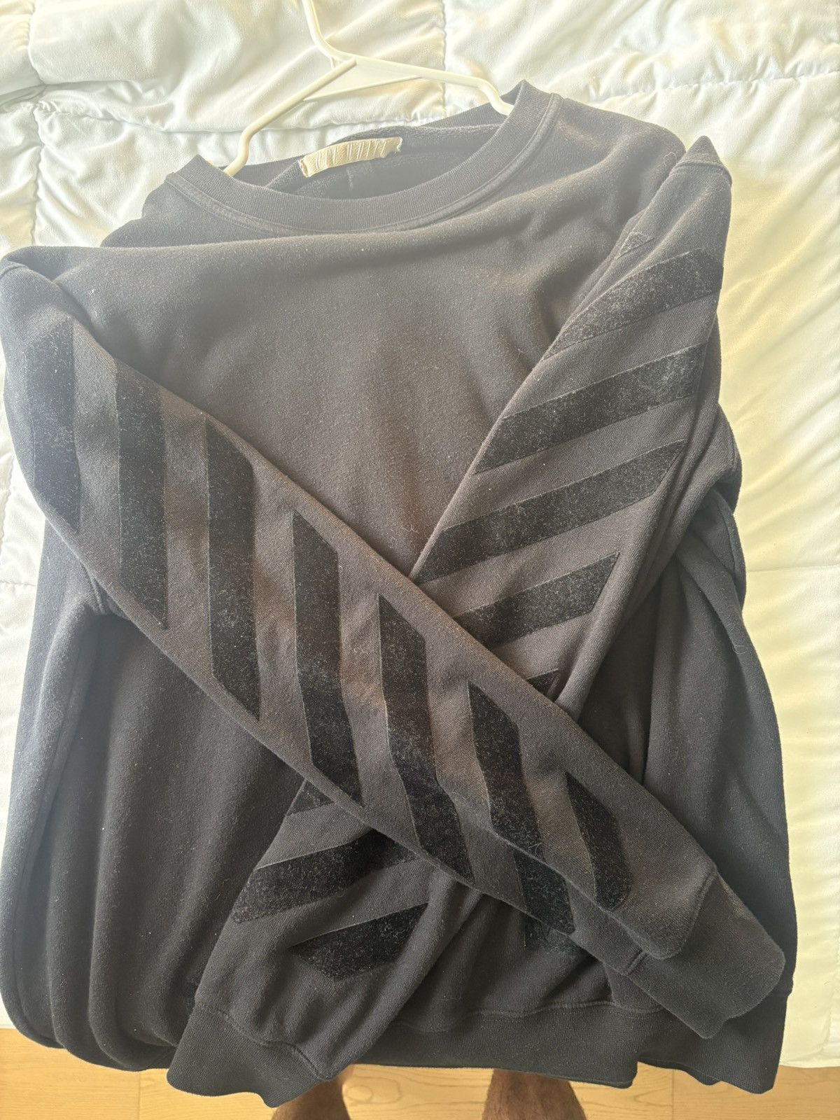 Off White Triple Black Offwhite Longsleeve Tee Hoodie, Sweatshirt | FlexRushtees.com