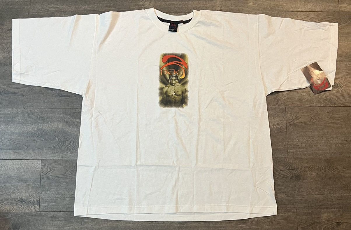 Rap Tees X Vintage Vintage Deadstock 2pac Tupac Tee Hoodie, Sweatshirt | FlexRushtees.com