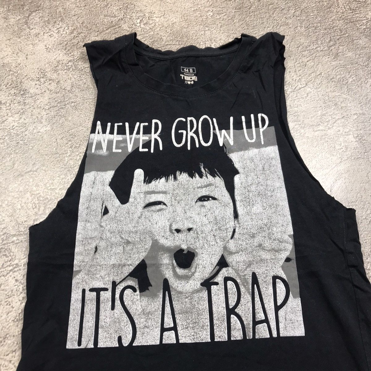 Vintage Adult Never Grow Up Its A Trap Funny Tee Y2k 90s Hoodie, Sweatshirt | FlexRushtees.com
