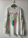 Saint Michael Heart L S Tee Hoodie, Sweatshirt | FlexRushtees.com