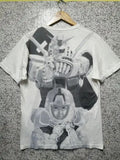 Japanese Brand X Vintage Anime Gundam Illustrations Overprint Very Rare
