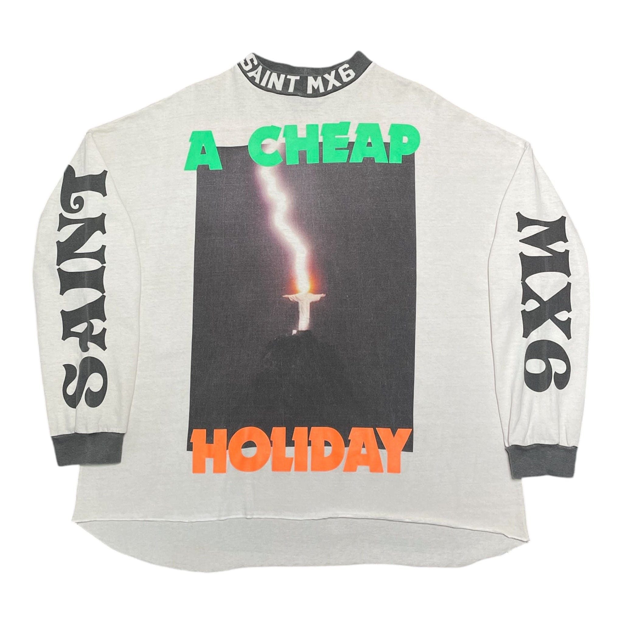 Saint Michael Cheap Holiday Long Sleeve Tee Shirt Multi