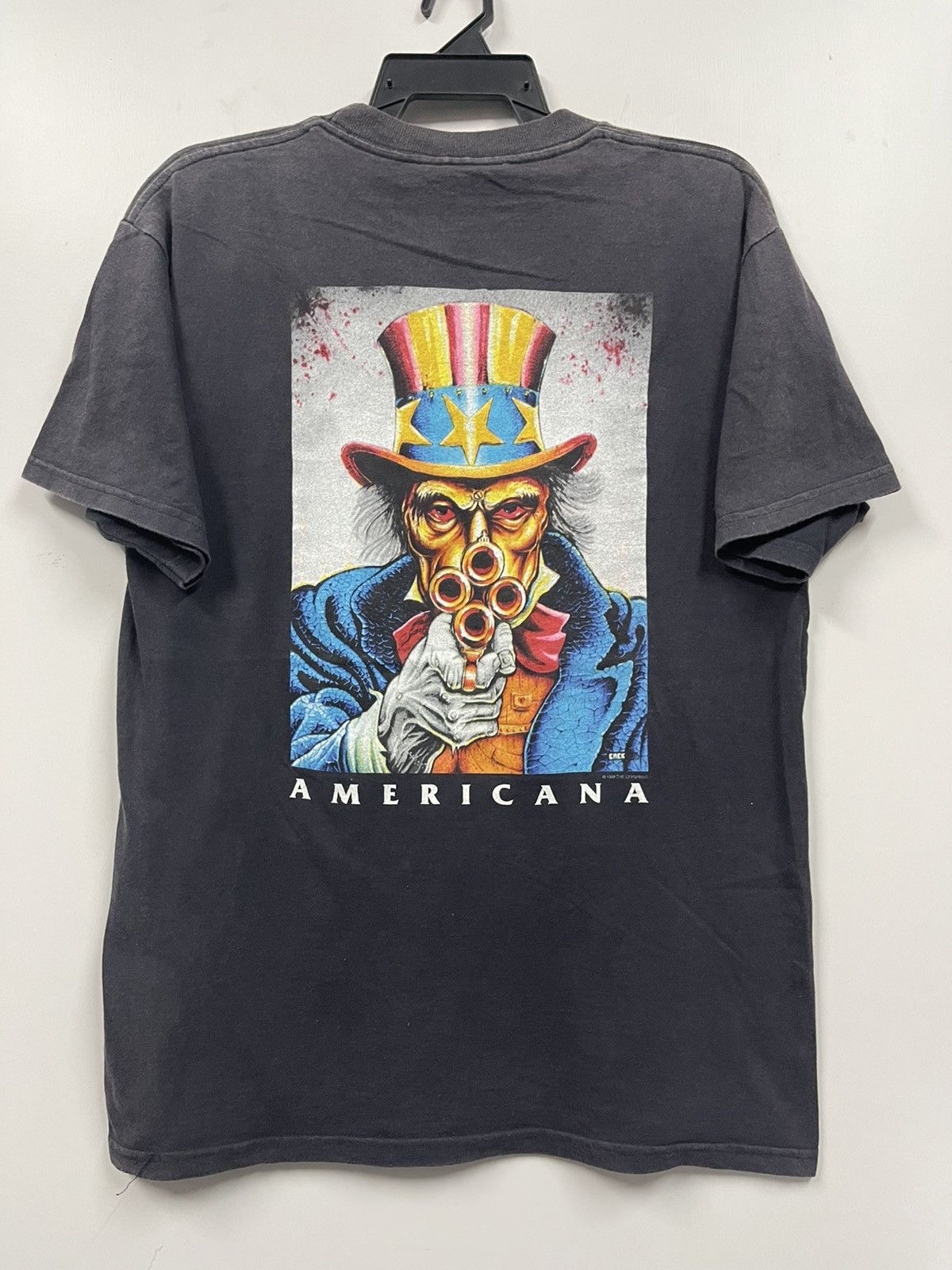 Band Tees Thrashed Vintage 90s The Offspring Americana Shirt Hoodie, Sweatshirt | FlexRushtees.com