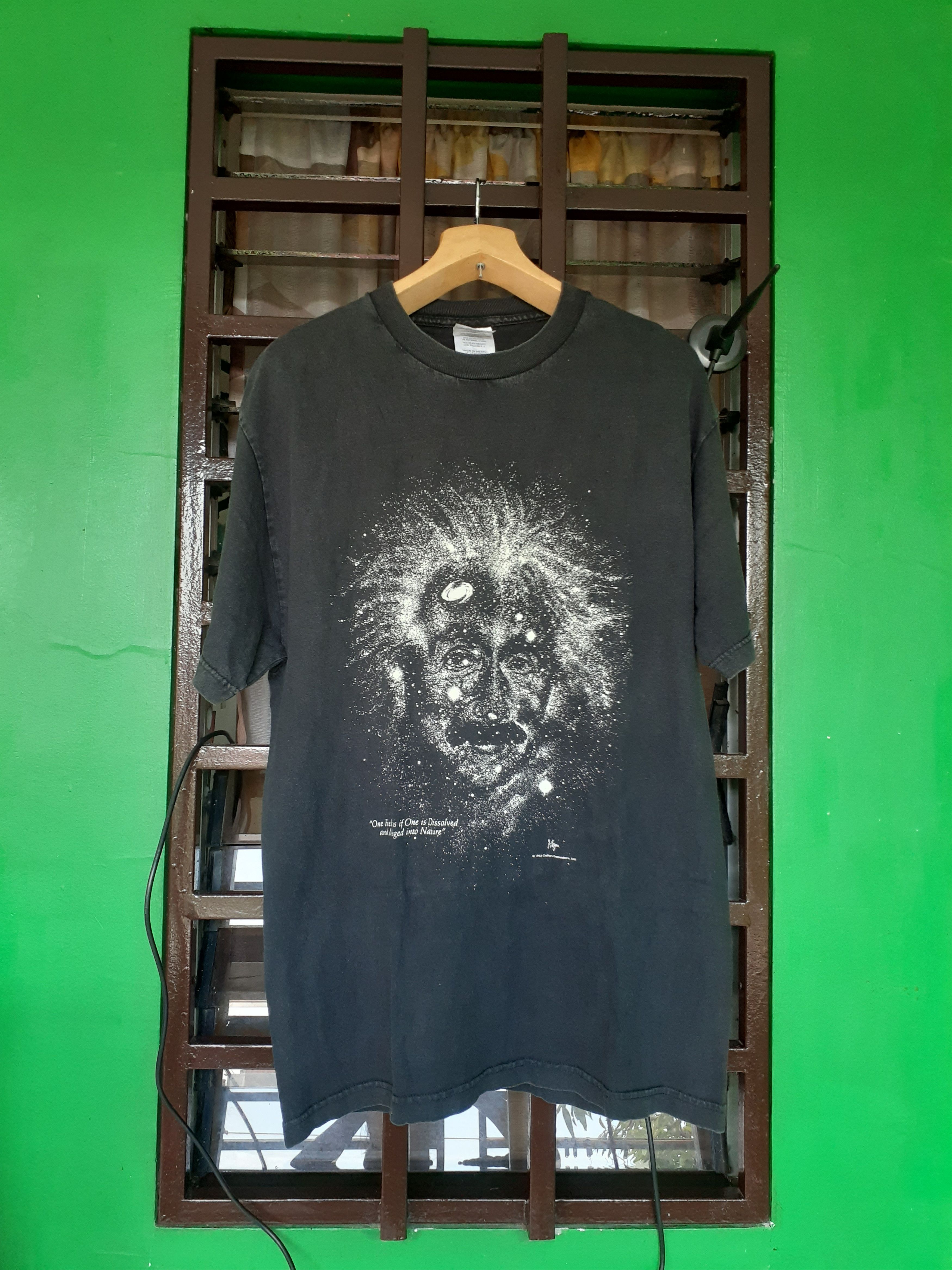 Vintage 1993 Albert Einstein Psychedelic Glow In The Dark