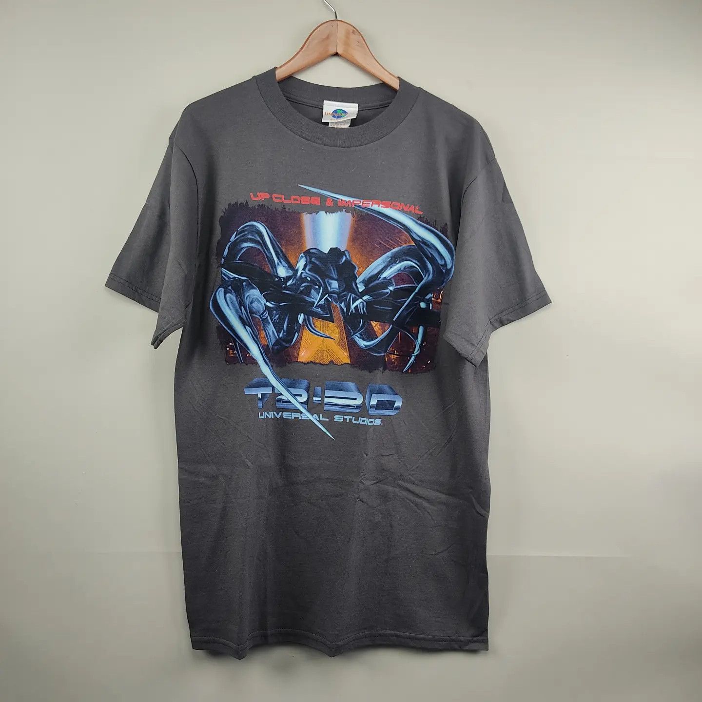 Vintage 1997 Terminator 2 3d Up Close And Impersonal T-Shirts, Hoodie, Sweatshirt | FlexRushtees.com