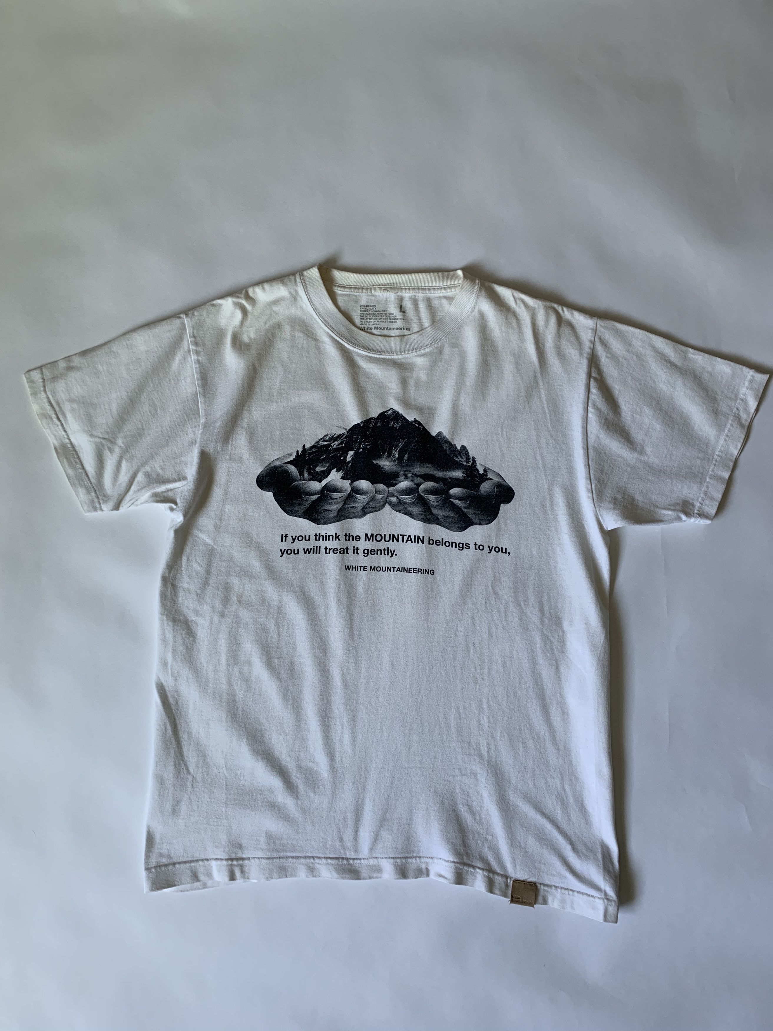 White Mountaineering Aw16 Mountain Hands Tee