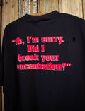 Vintage Pulp Fiction Break Your Concentration Tee 1994 Xl