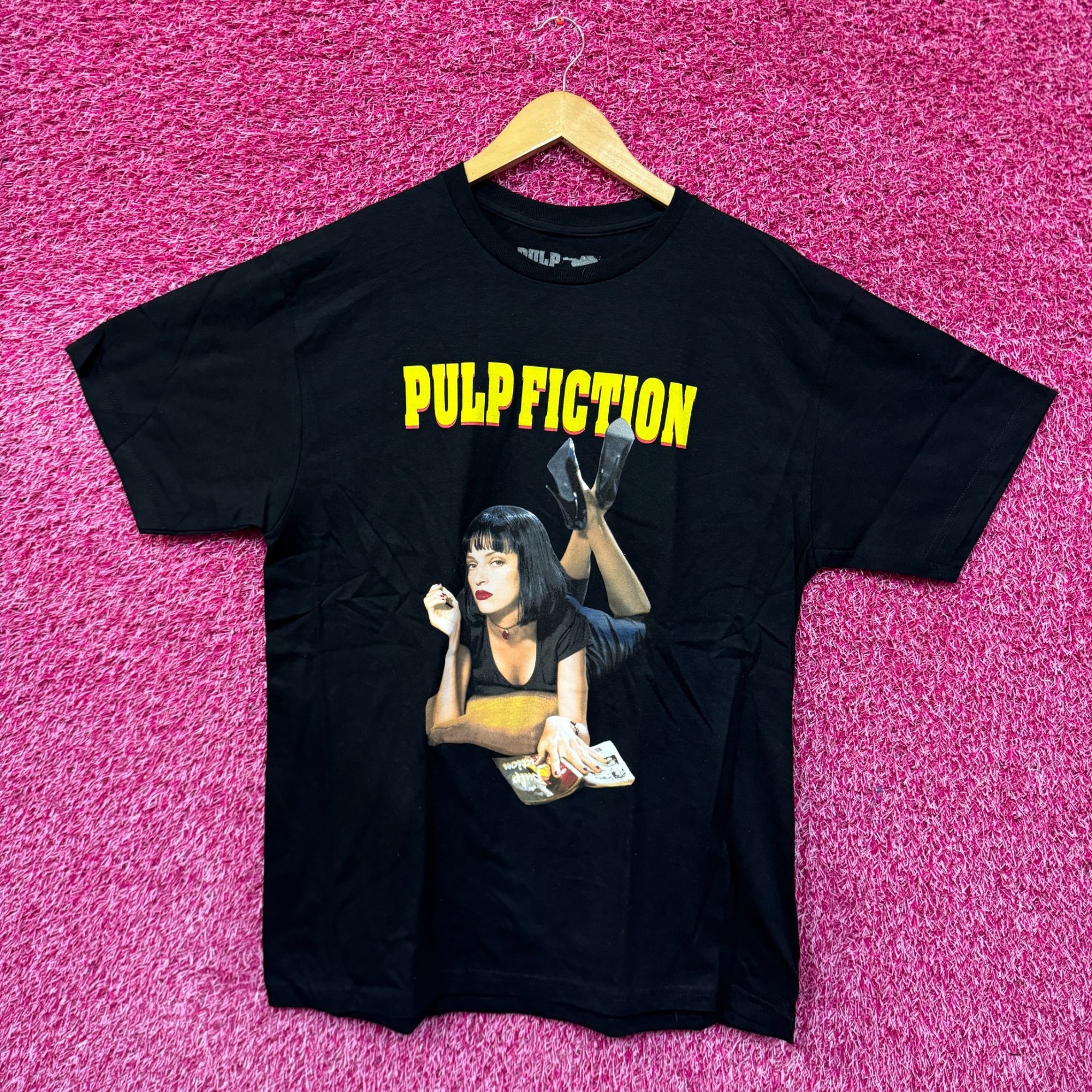 Other Pulp Fiction Uma Thurman S Mia Wallace Movie Poster Tee M