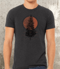 Vintage Men S Mountain T Shirt Map Of The Pines
