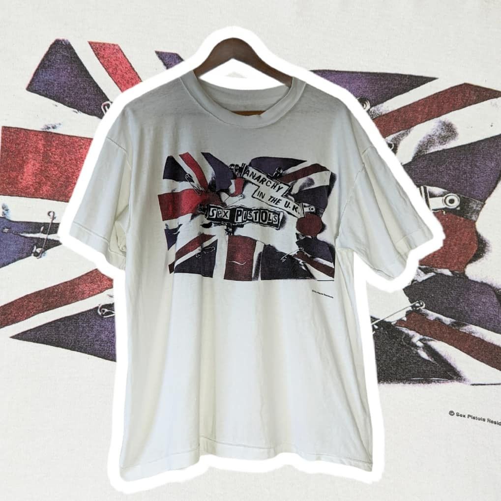 Vintage 80 S Sex Pistols Anarchy In The Uk T-Shirts, Hoodie, Sweatshirt | FlexRushtees.com