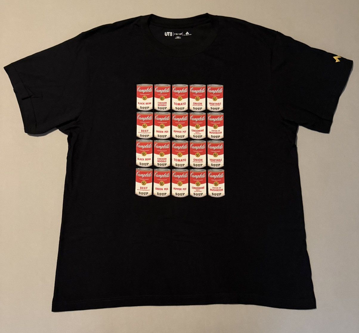 Uniqlo X Andy Warhol Campbell S Soup Cans Pop Art Tee Vnds Hoodie, Sweatshirt | FlexRushtees.com