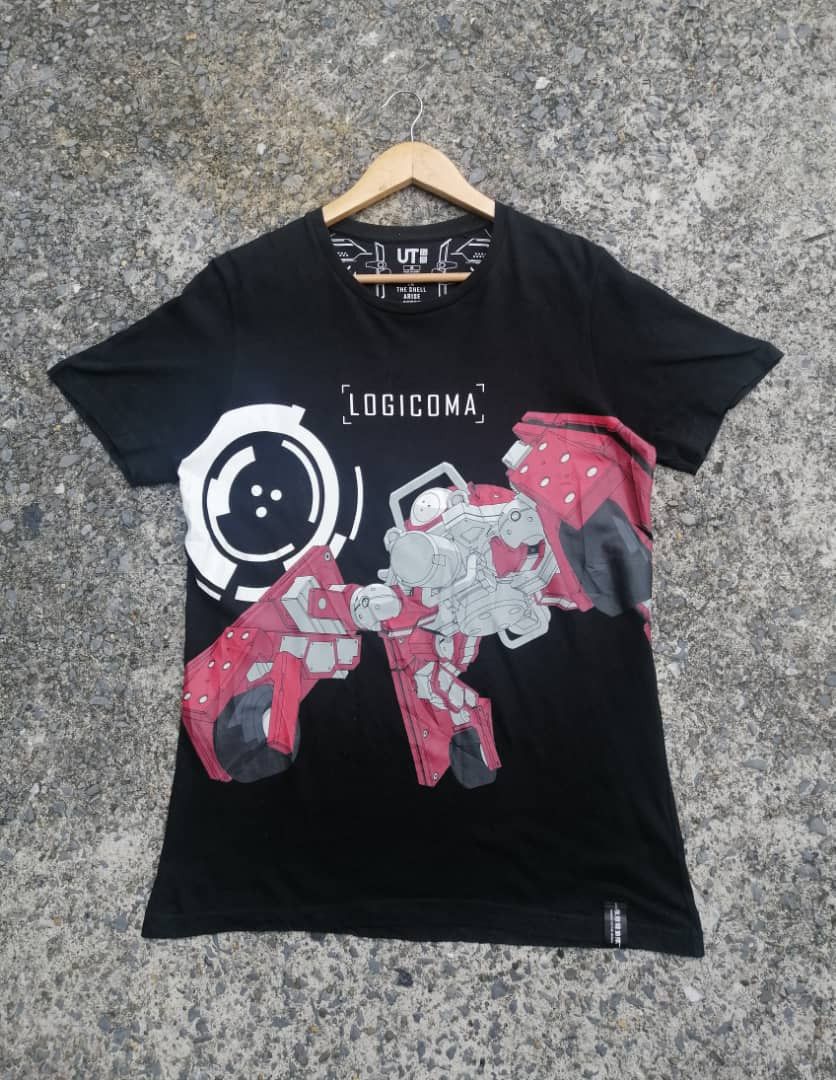 Uniqlo Ghost In The Shell Arise Logicoma Tee Hoodie, Sweatshirt | FlexRushtees.com