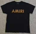 Amiri Oversized Distressed Logo Tee Hoodie, Sweatshirt | FlexRushtees.com